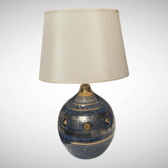 1970's Studio pottery ceramic lamp by Georges Pelletier