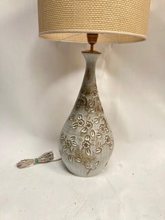 1970's Studio pottery ceramic lamp by Vallauris