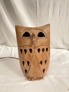 1970's Studio pottery ceramic lamp by Vallauris