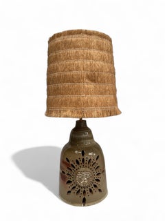 Lampe Studio pottery céramique de Vallauris des années 1970