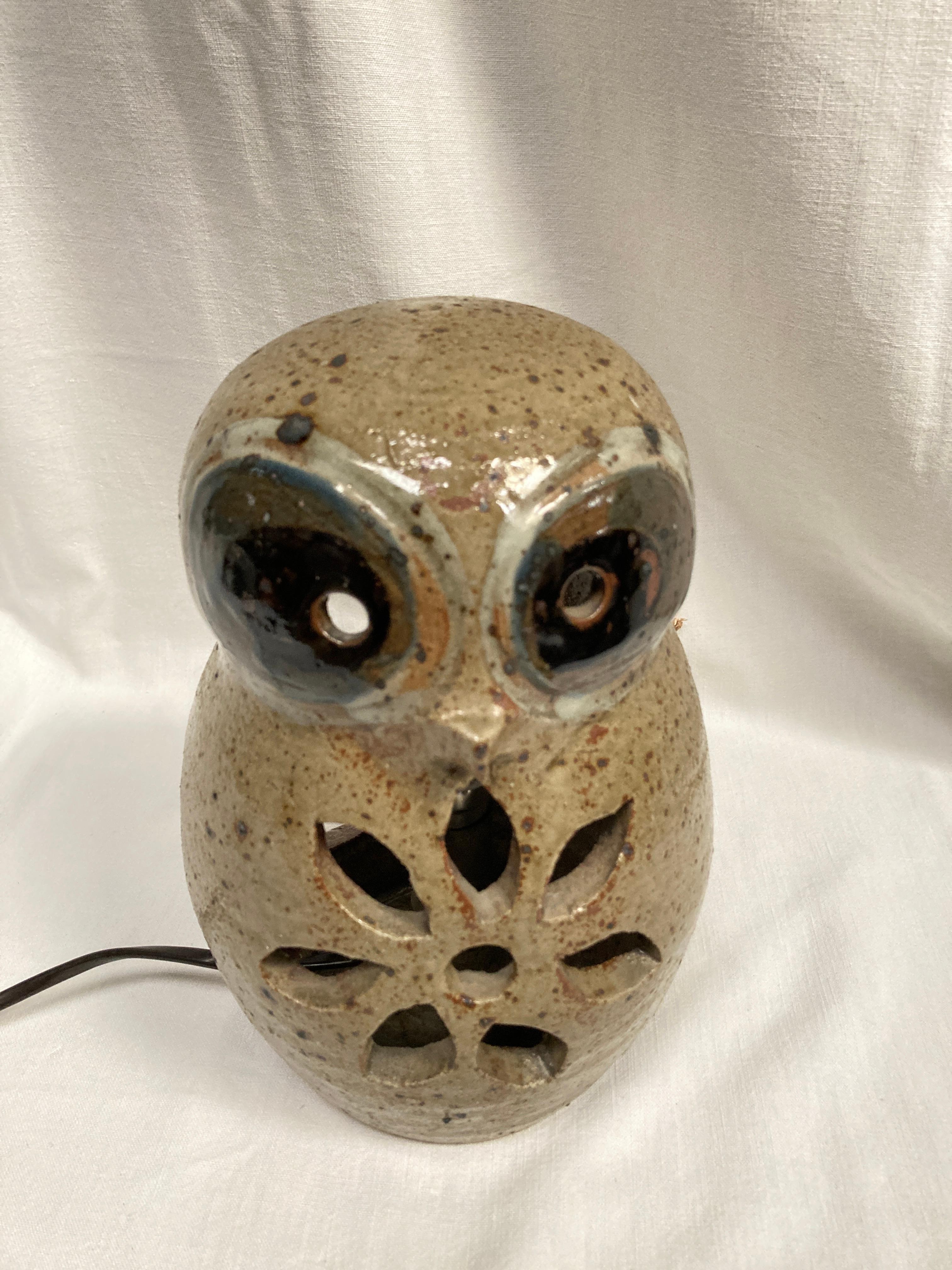 1970's Studio Pottery Keramiklampe von Vallauris (Französisch) im Angebot