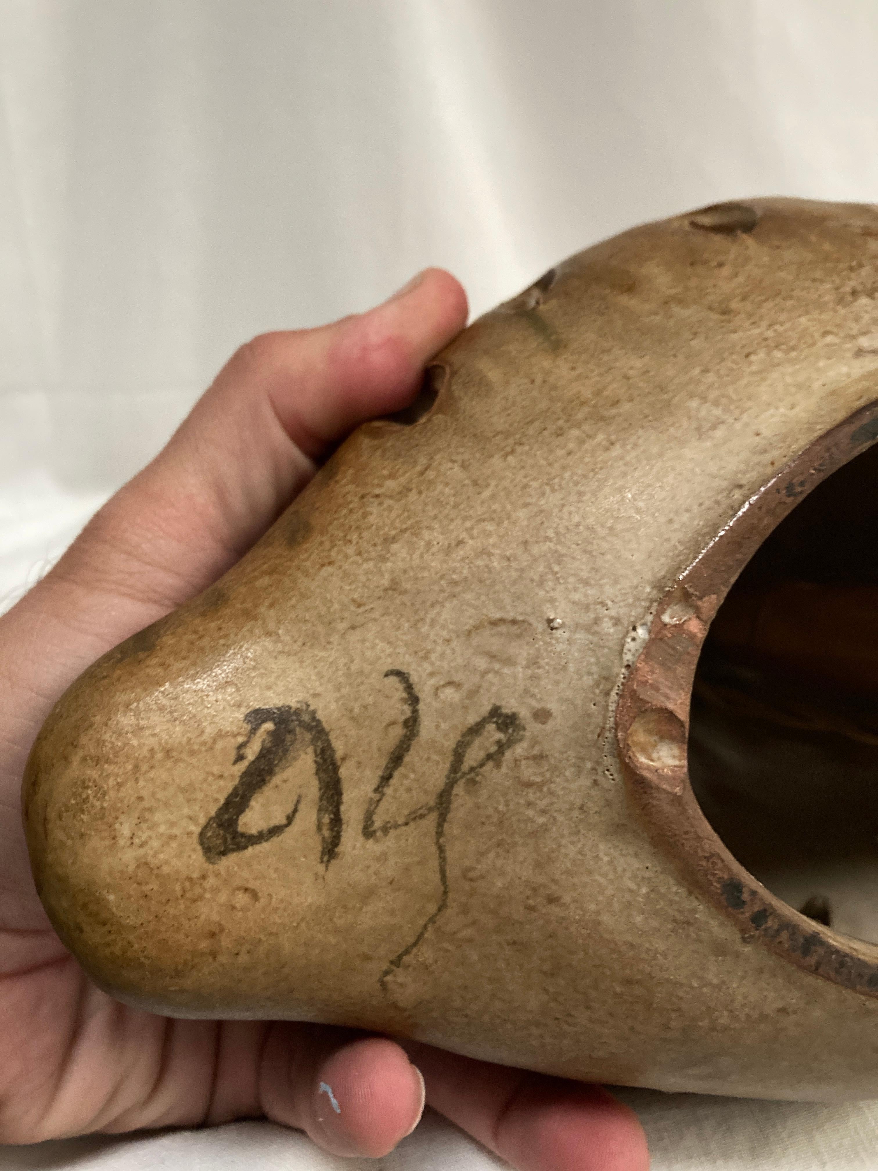 Lámpara de cerámica Studio Pottery de 1970 de Vallauris Cerámico en venta