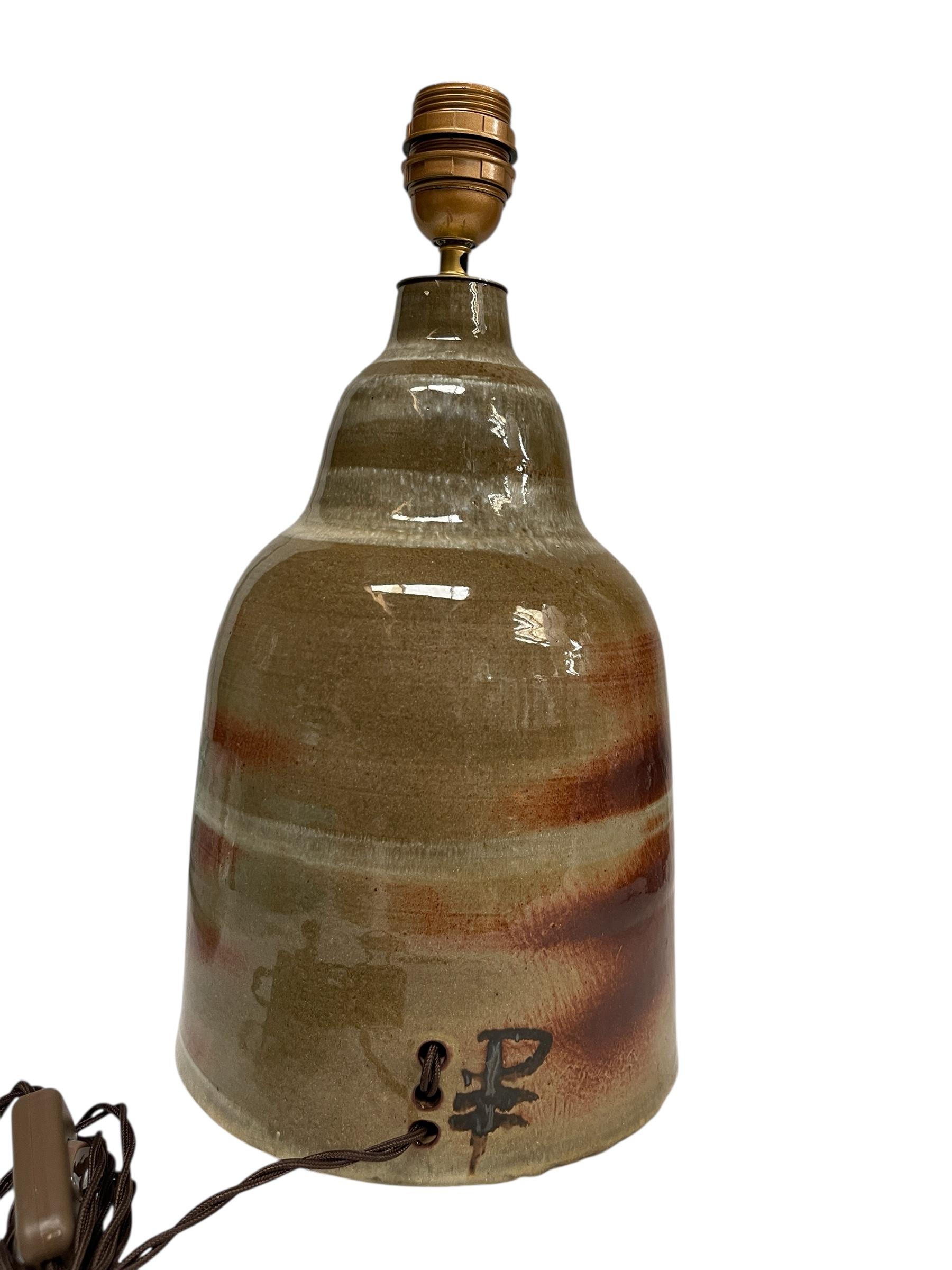 Lámpara de cerámica Studio Pottery de 1970 de Vallauris Cerámico en venta