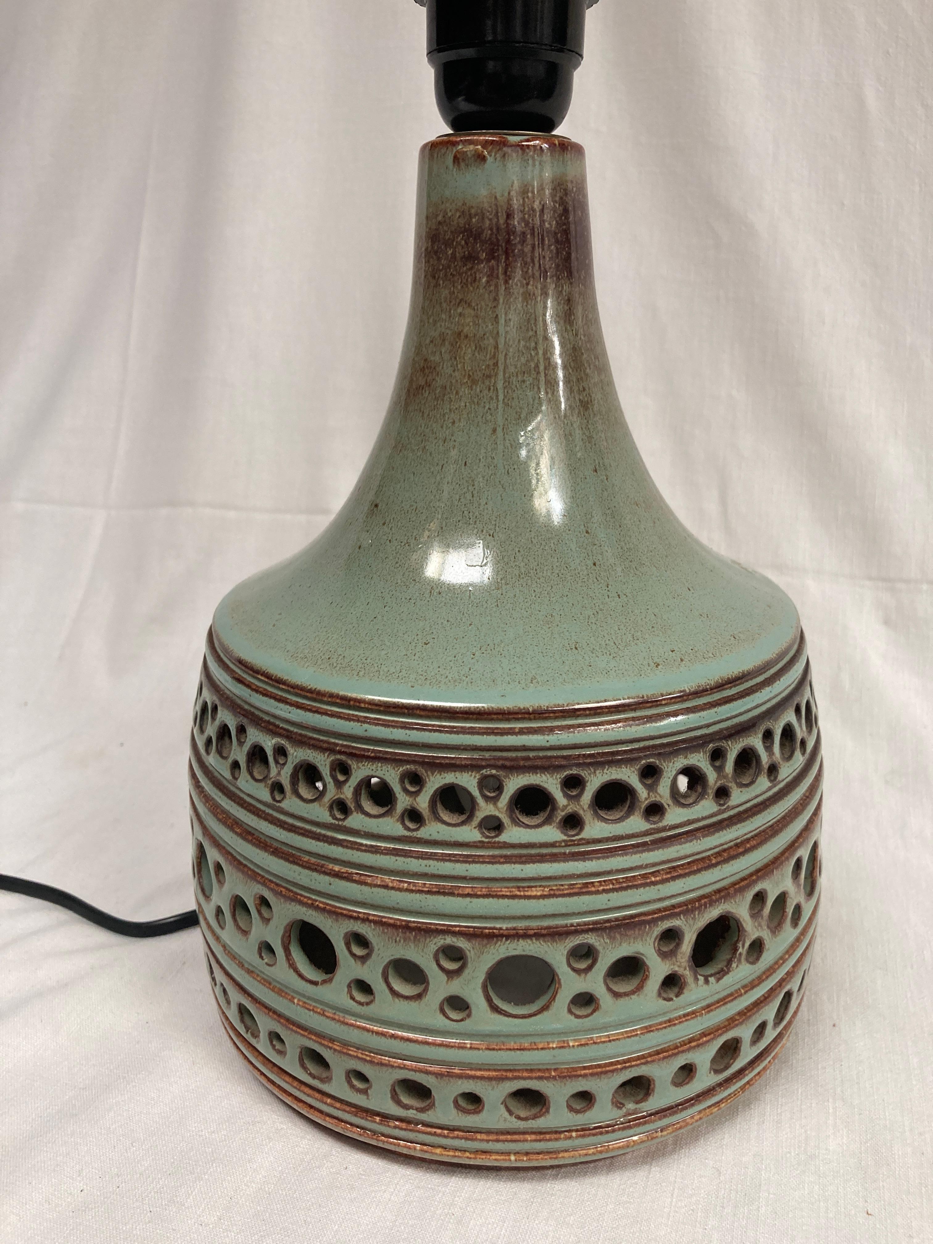 Lámpara de cerámica Studio Pottery de 1970 de Vallauris en venta 1