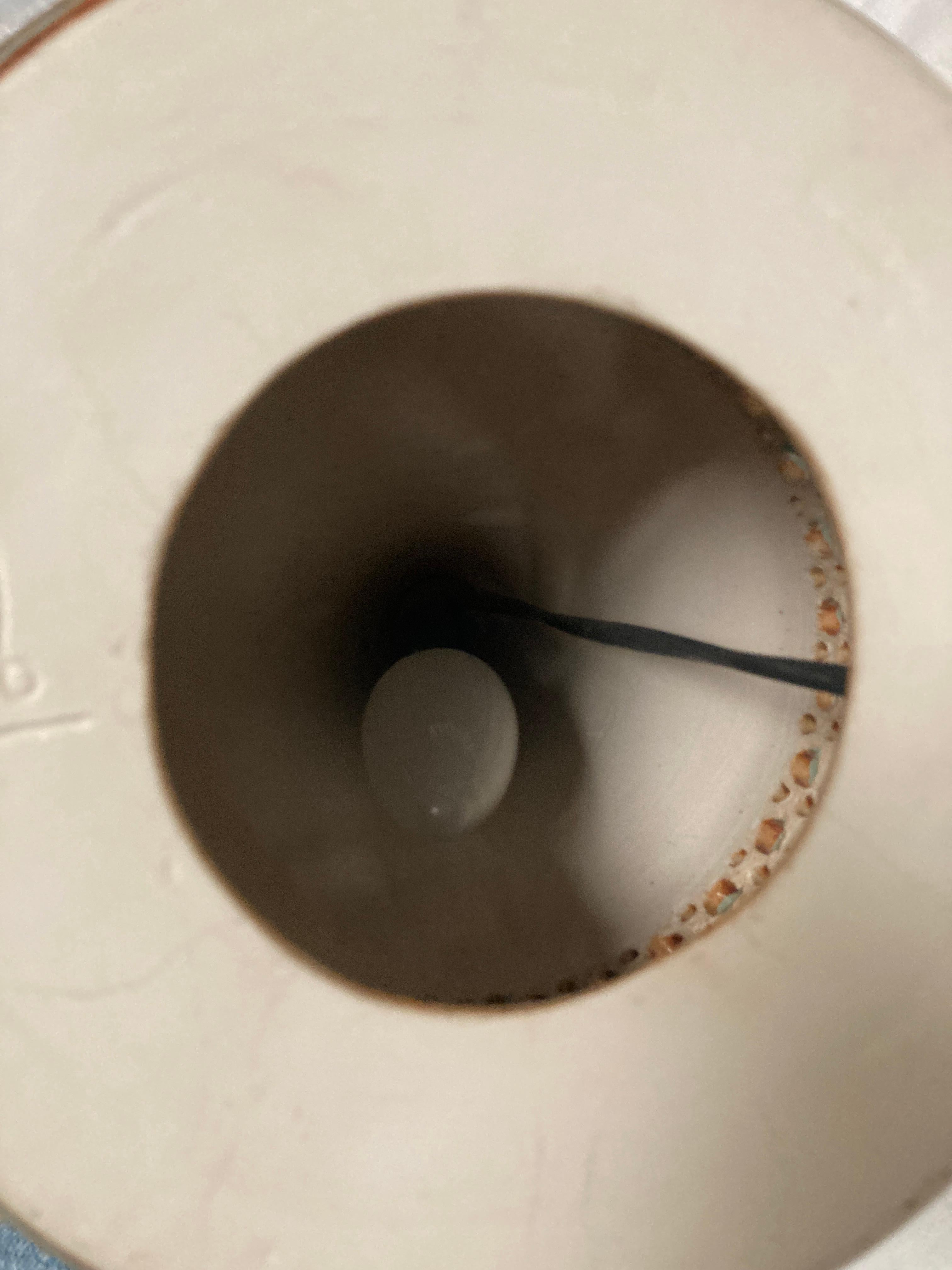 Lámpara de cerámica Studio Pottery de 1970 de Vallauris en venta 2