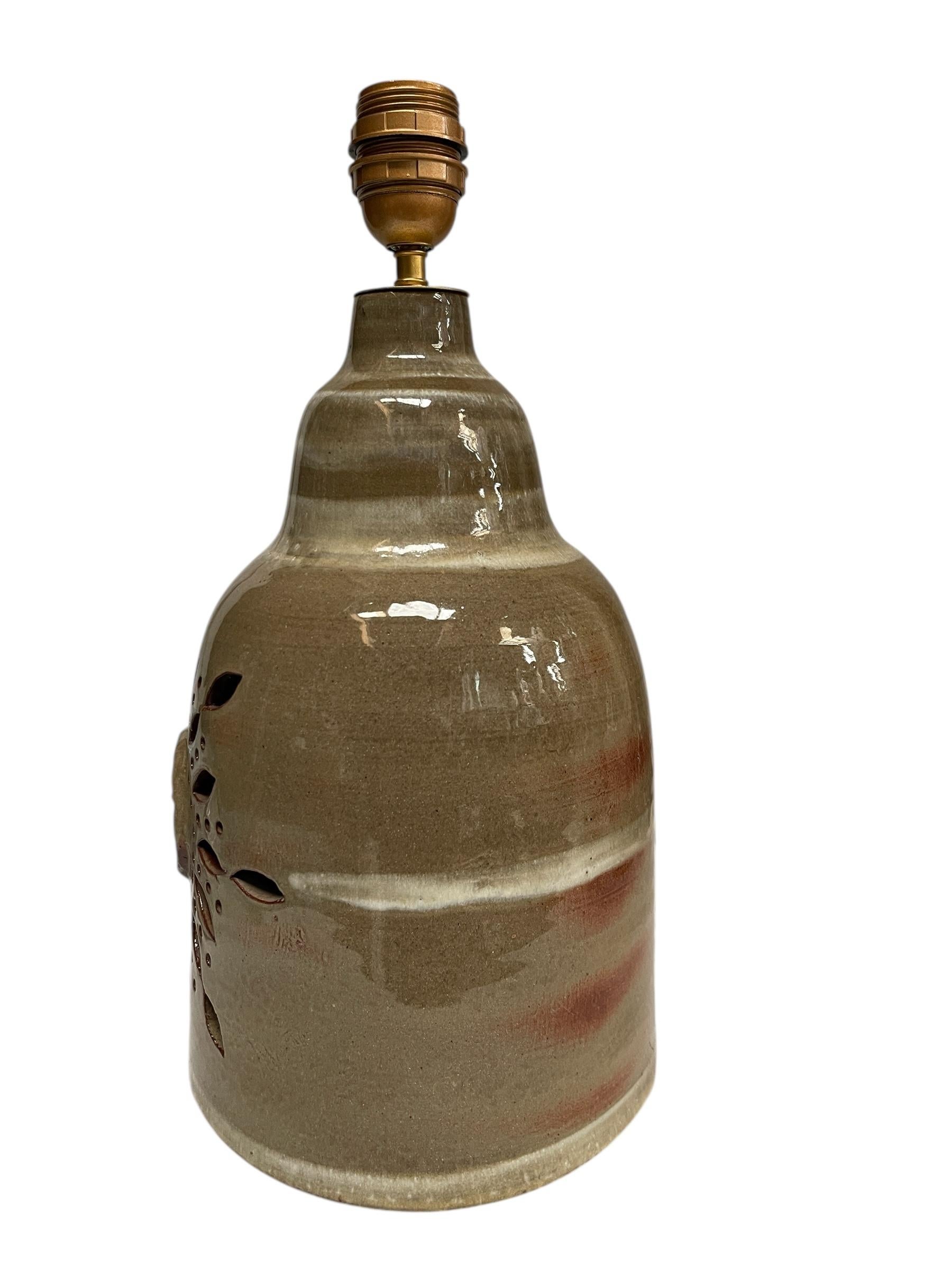 Lámpara de cerámica Studio Pottery de 1970 de Vallauris en venta 2