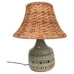 Lampe Studio pottery céramique de Vallauris des années 1970