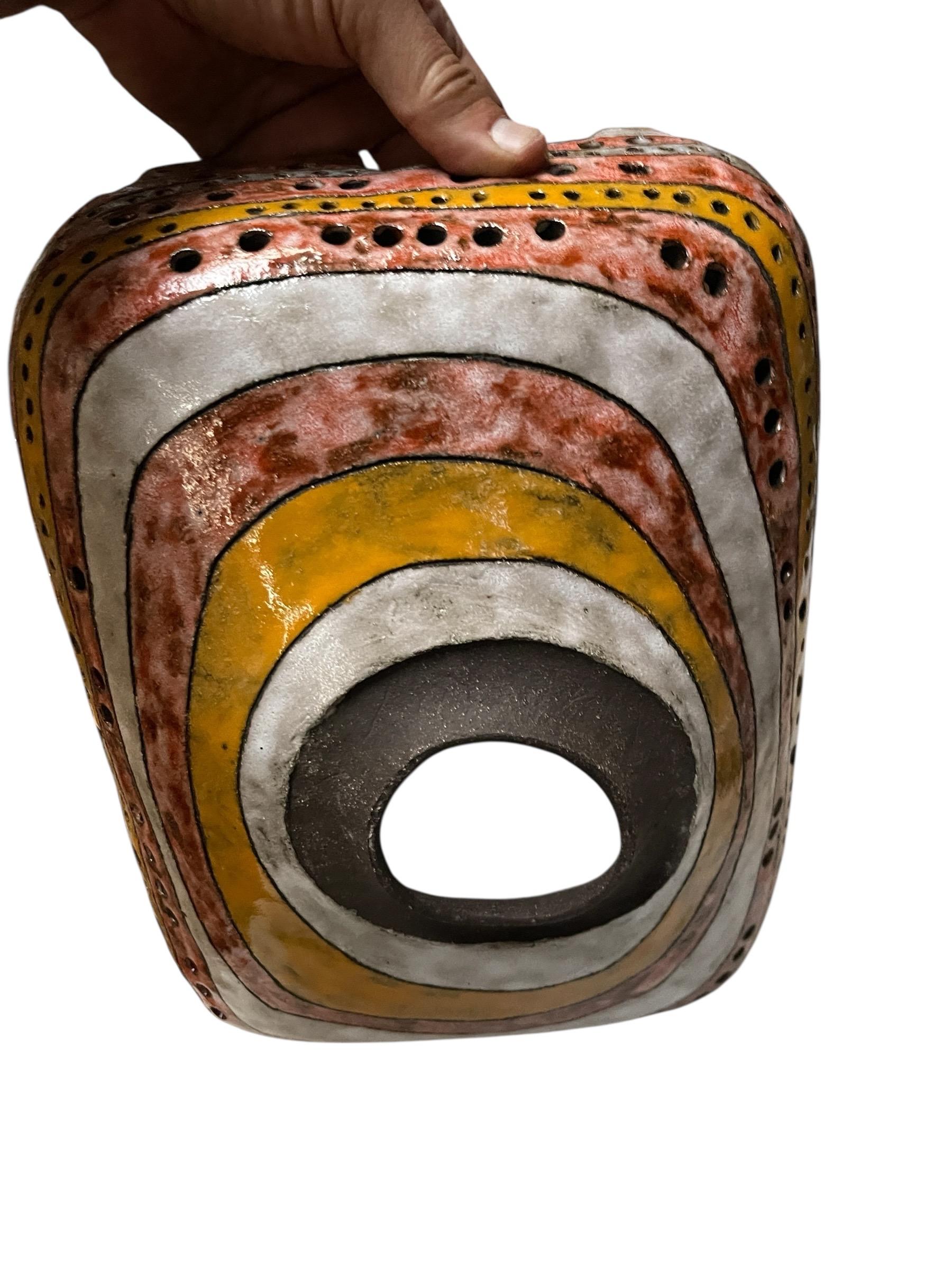 1970's Studio pottery ceramic lamp For Sale 4
