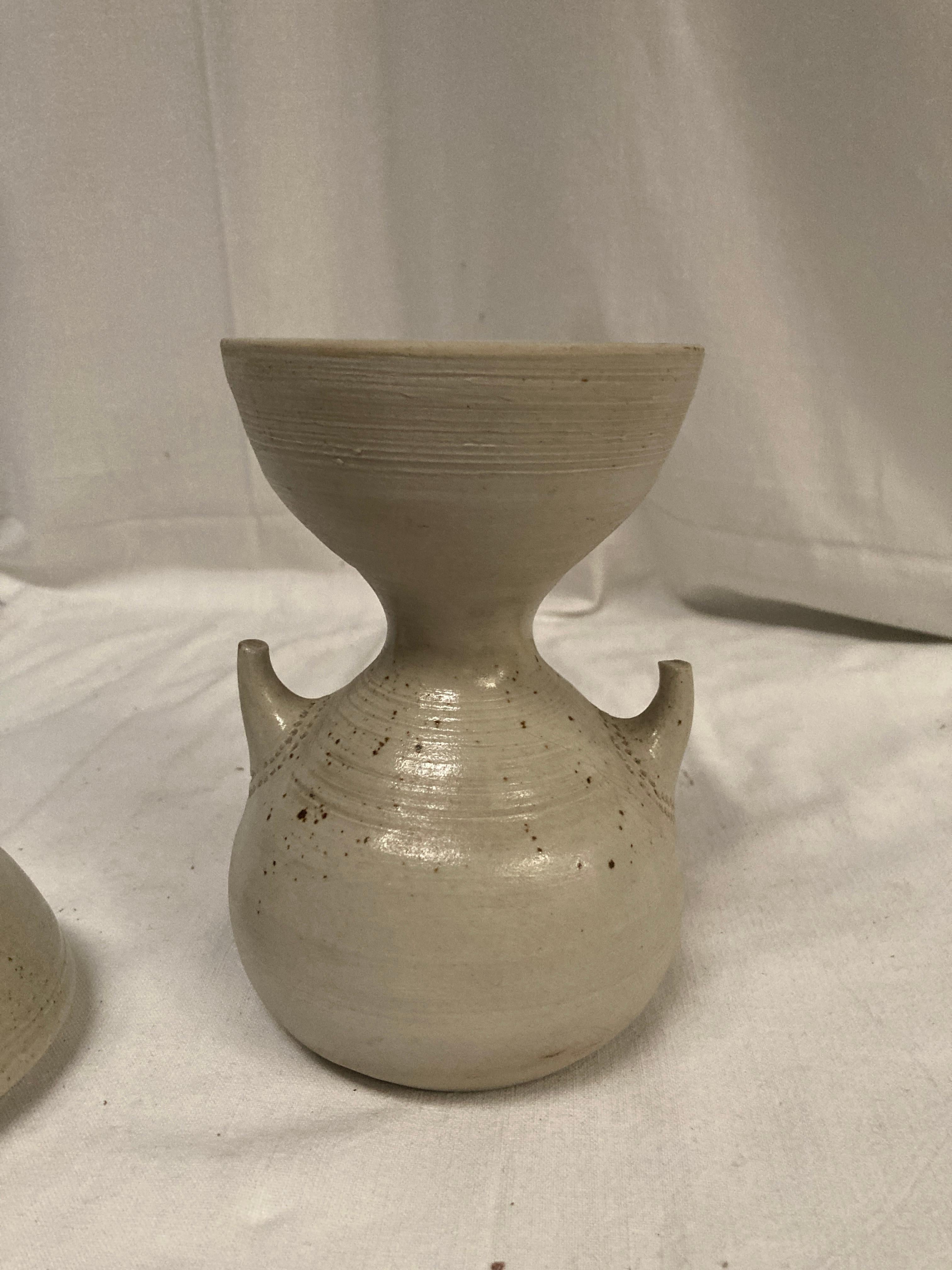 Ceramica Vaso in ceramica Studio Pottery del 1970 di Vallauris in vendita