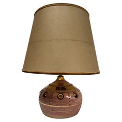 1970's Studio pottery lamp by Georges Pelletier