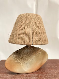 1970er Studio Pottery Lampe aus Vallauris