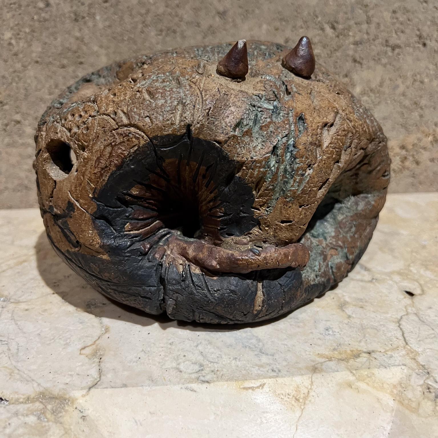 1970s Studio Pottery Sculptural Art Abstract Sphere For Sale 1