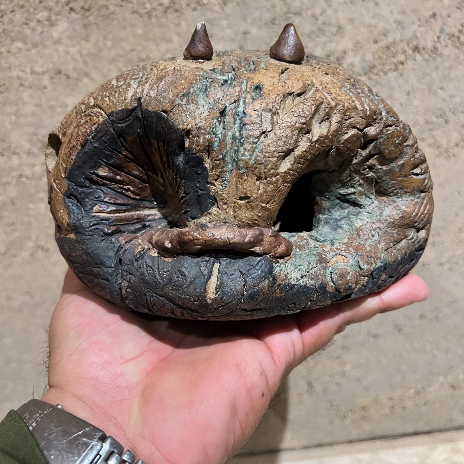 1970s Studio Pottery Sculptural Art Abstract Sphere For Sale 4
