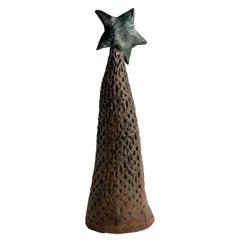 1970s Studio Pottery Star Sculpture