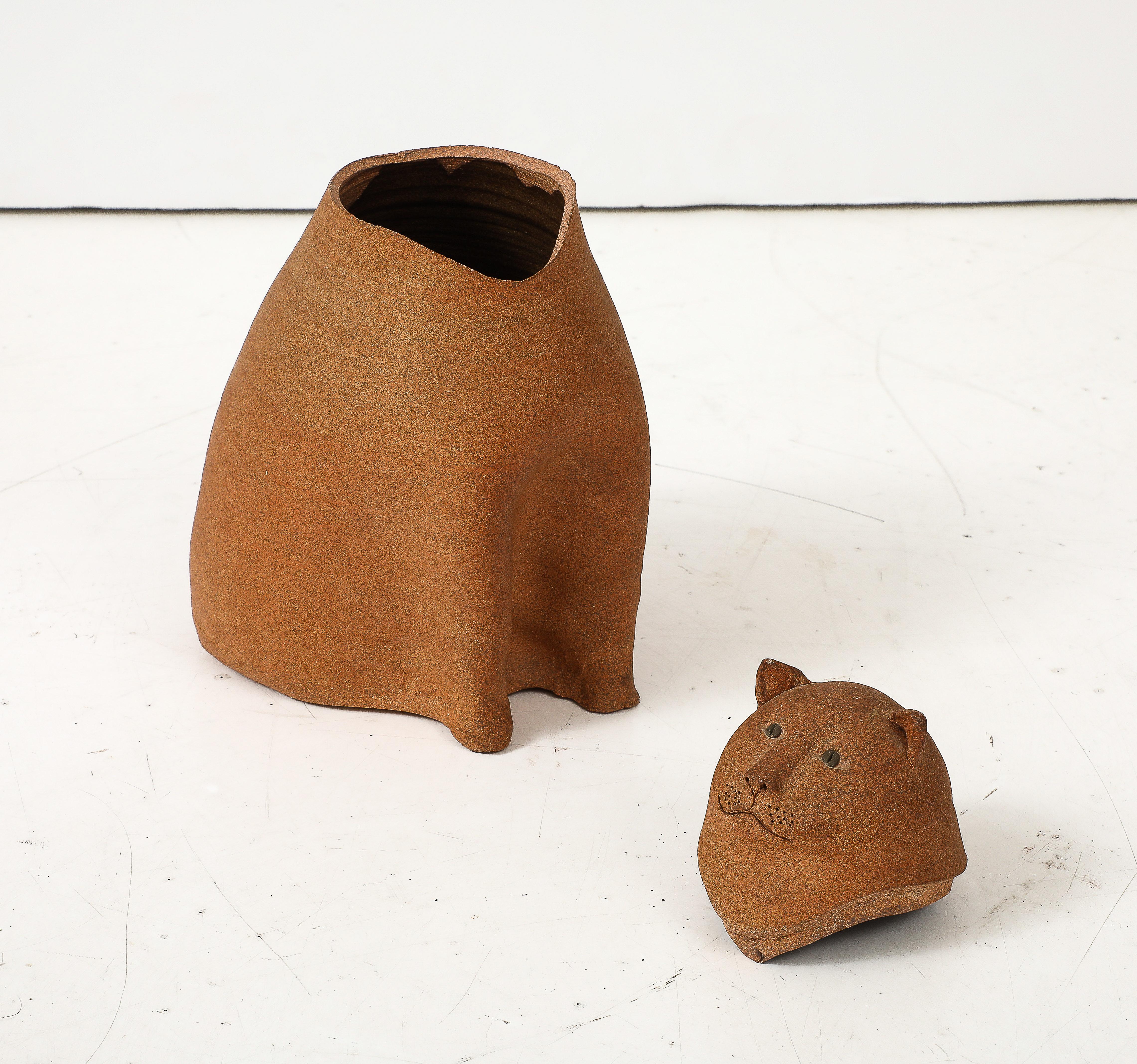 1970's Studio pottery Terracotta 