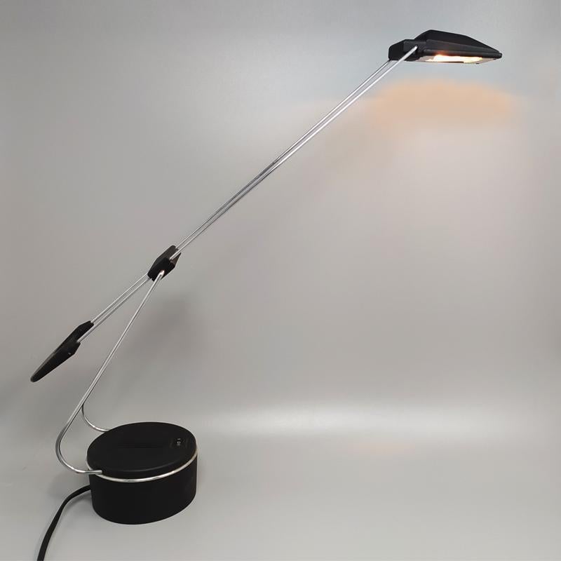 Italian 1970s Stunning Halogen Table Lamp by Gabriele Basilico for Alva-Line, Model 