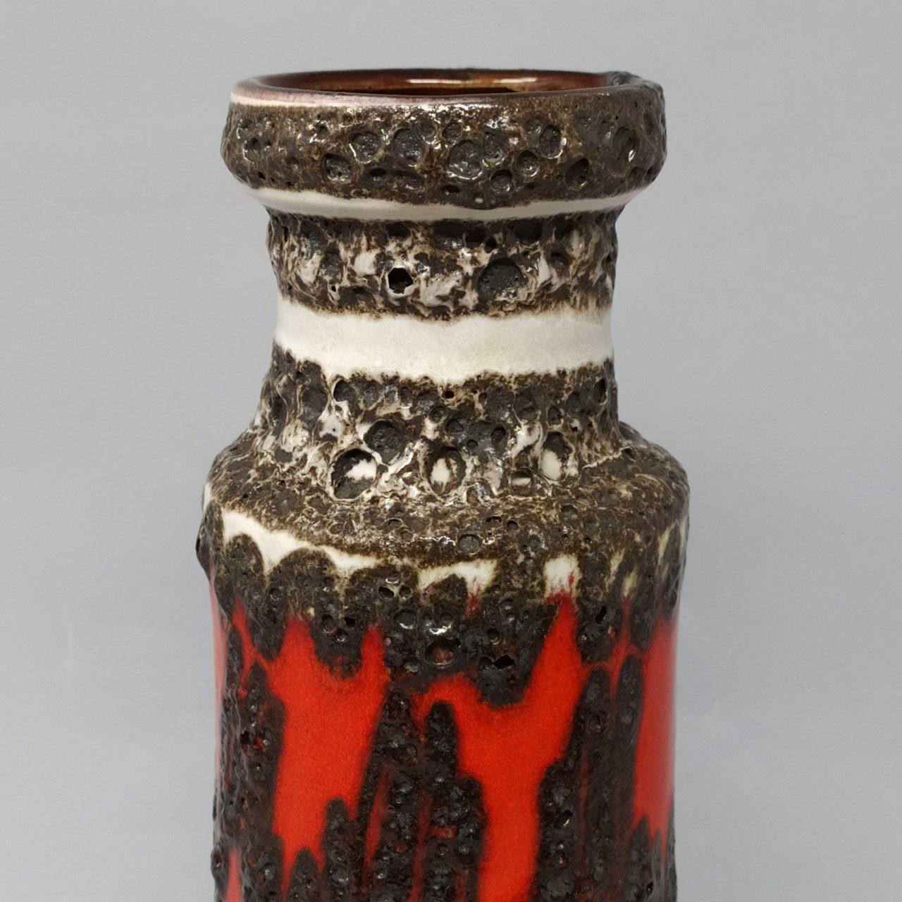 1970er Jahre Atemberaubende Original Big Scheurich Lava Vase im Zustand „Hervorragend“ im Angebot in Milano, IT