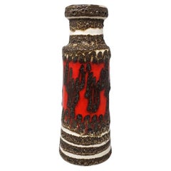 1970s Stunning Original Big Scheurich Lava Vase