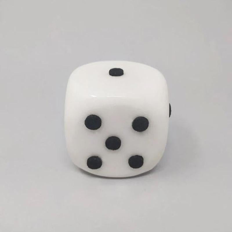 1970s Stunning Pair of Big Italian Marble Dices, Made in Italy In Good Condition For Sale In Milano, IT