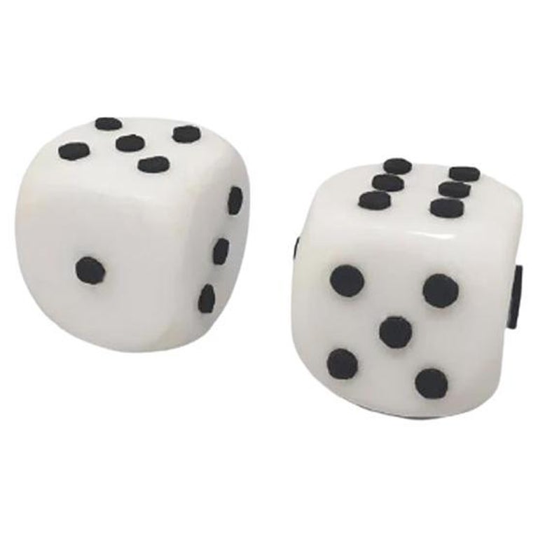 1970s Stunning Pair of Big Italian Marble Dices, Made in Italy For Sale at  1stDibs