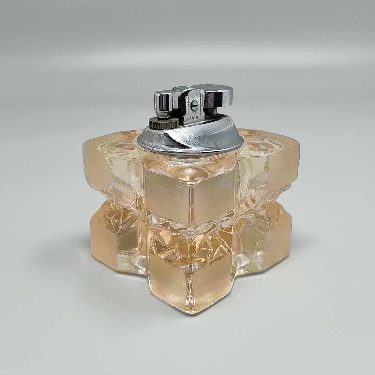 Impresionante juego de fumar morado de los años 70, de Antonio Imperatore, en cristal de Murano. Cristal de Murano en venta