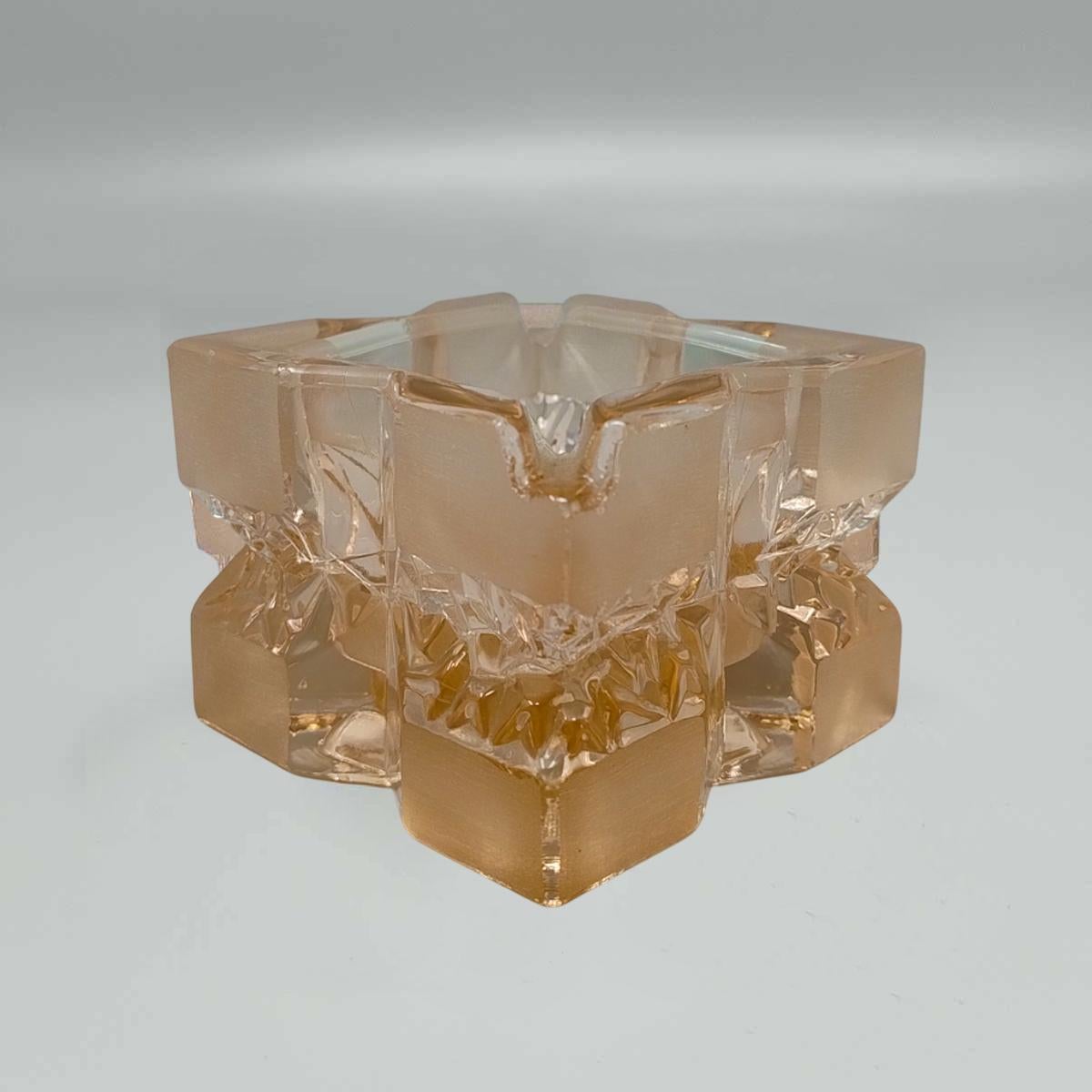 Impresionante juego de fumar morado de los años 70, de Antonio Imperatore, en cristal de Murano. en venta 2