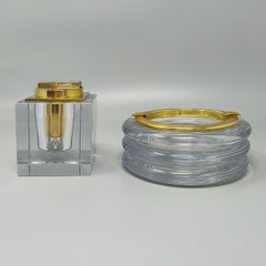 1970s Stunning Smoking Set By Antonio Imperatore in Murano Glass.