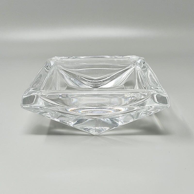 1970s Stunning Smoking Set in Crystal By Cristal D'Arques. Made in France. 2