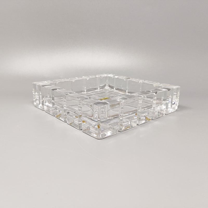 1970s Stunning Smoking Set in Crystal by Kristall Krisla, Made in Italy In Good Condition In Milano, IT