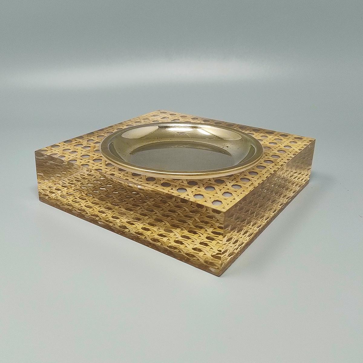 Set da fumo anni '70 in paglia di Vienna di Geolel. Prodotto in Italia in vendita 2