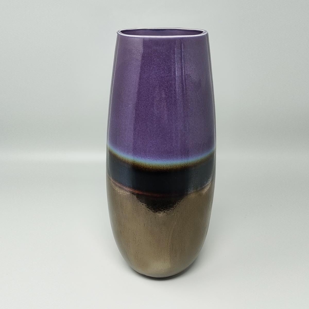 Space Age Vaso A Space AGE anni '70 in ceramica di Brambilla. Prodotto in Italia in vendita