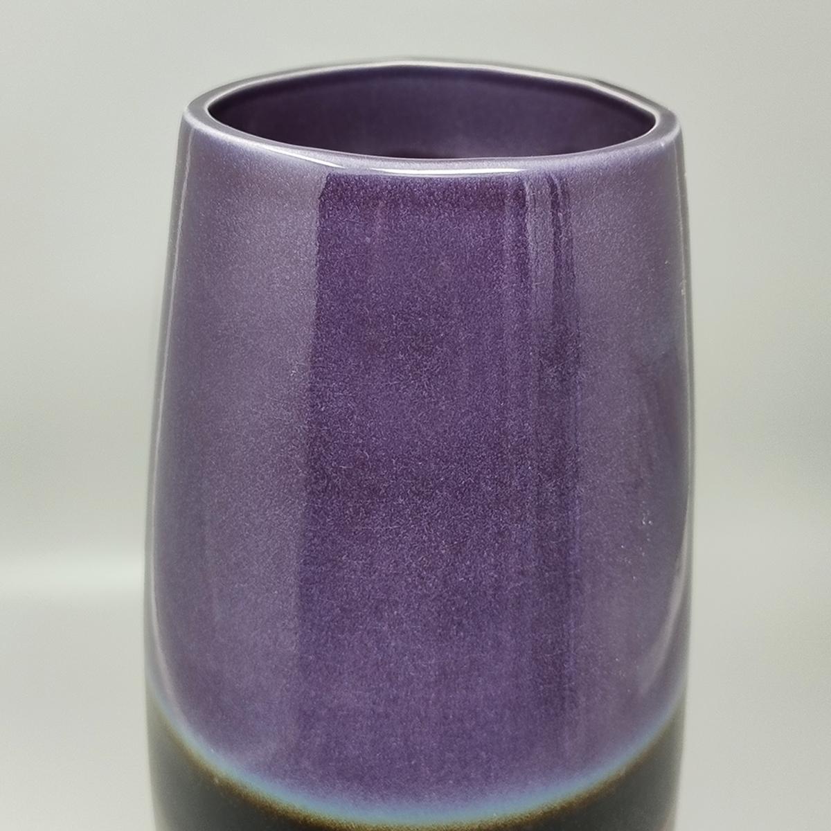 Italiano Vaso A Space AGE anni '70 in ceramica di Brambilla. Prodotto in Italia in vendita