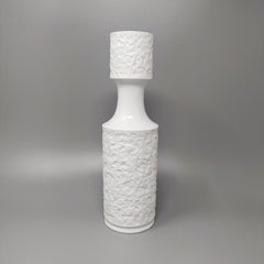 1970s Stunning Space Age White Vase in Bavaria's Porcelain, Made in Germany