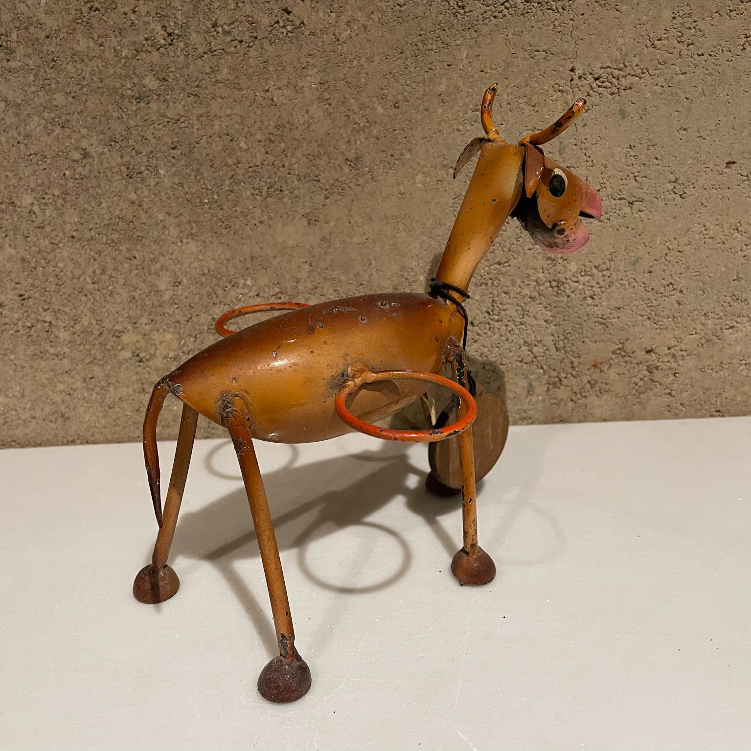 1970er Jahre Stil Manuel Felguerez Modernistischer brauner Donkey Caddy Viva Mexico im Angebot 2