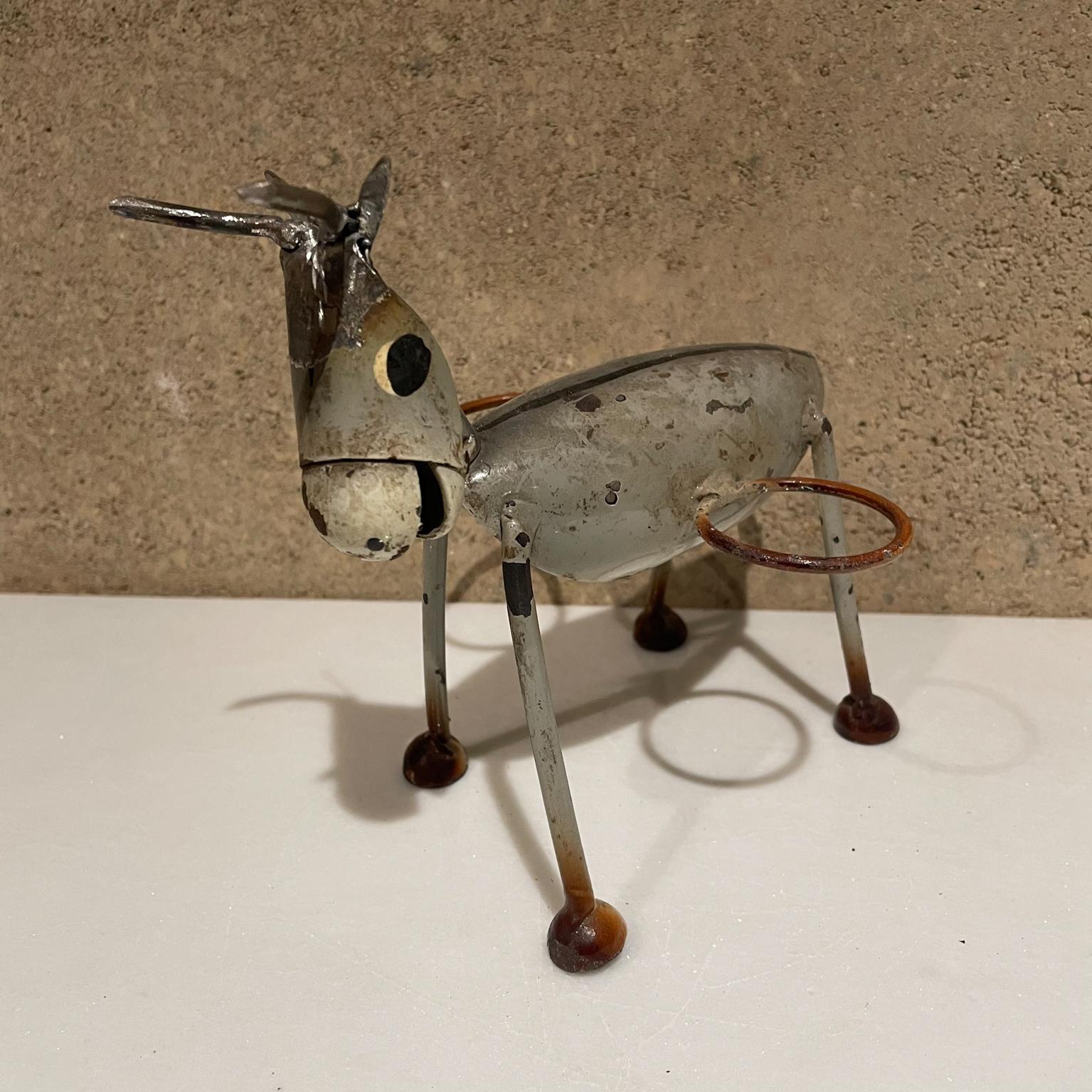 Mexican 1970s Style Manuel Felguerez Modernist Gray Donkey Valet Caddy Viva Mexico For Sale