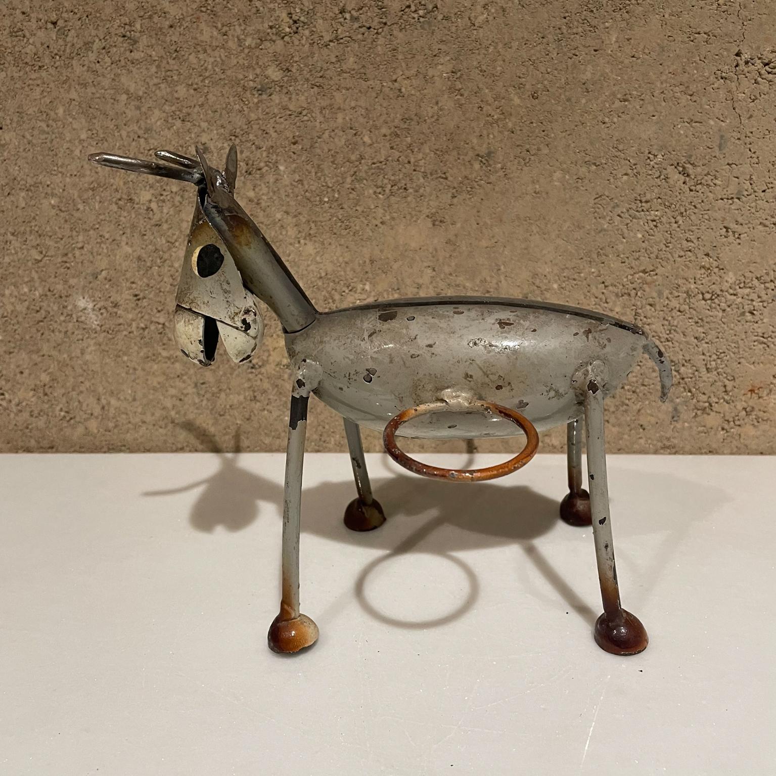 1970s Style Manuel Felguerez Modernist Gray Donkey Valet Caddy Viva Mexico In Good Condition For Sale In Chula Vista, CA