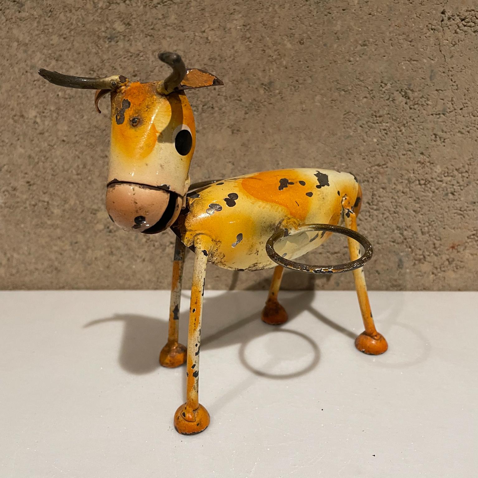 1970s Style Manuel Felguerez Modernist Yellow Donkey Valet Caddy Viva Mexico In Good Condition For Sale In Chula Vista, CA