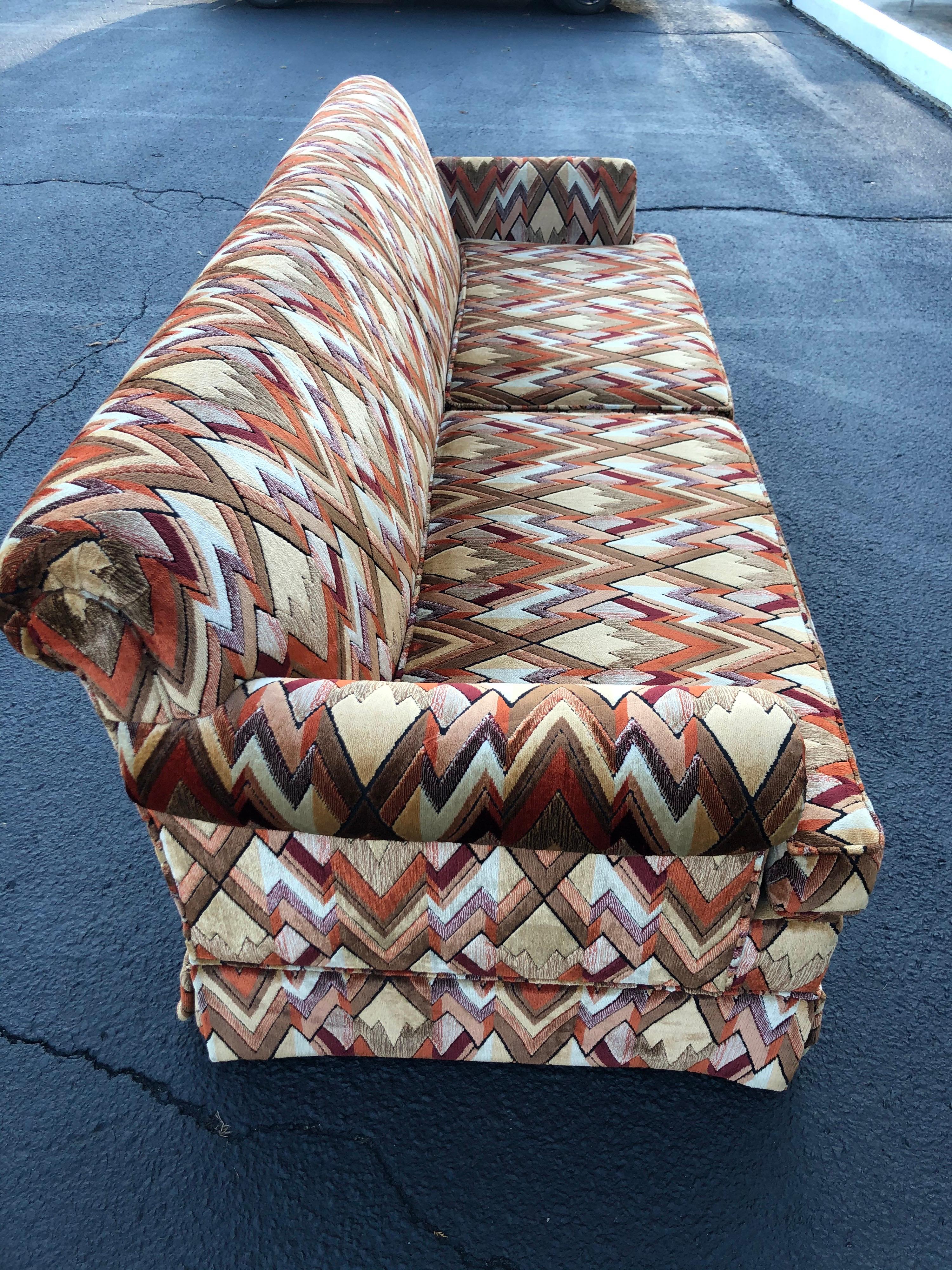 chevron couch