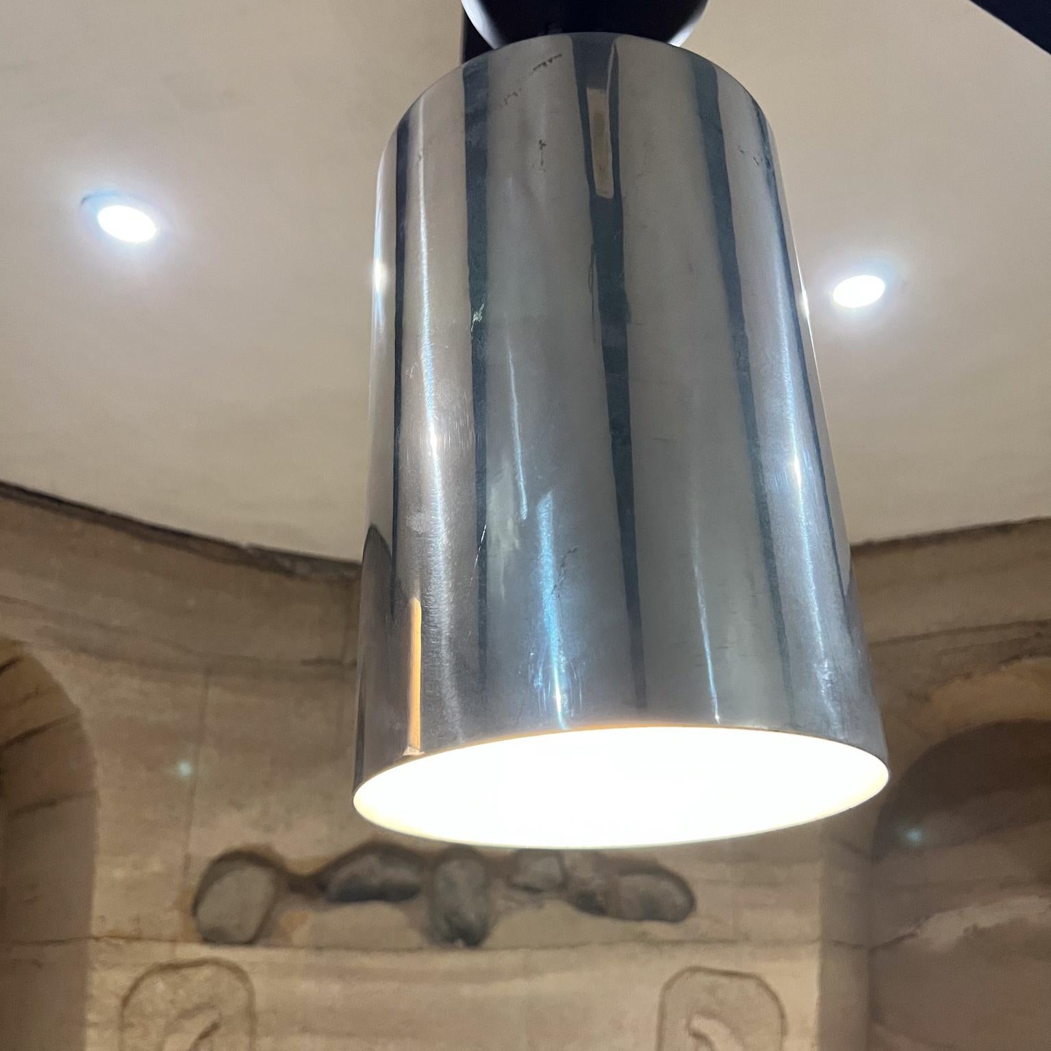 Mid-Century Modern 1970s Style Sonneman Set of Five Bauhaus Flush Ceiling Lamps For Sale