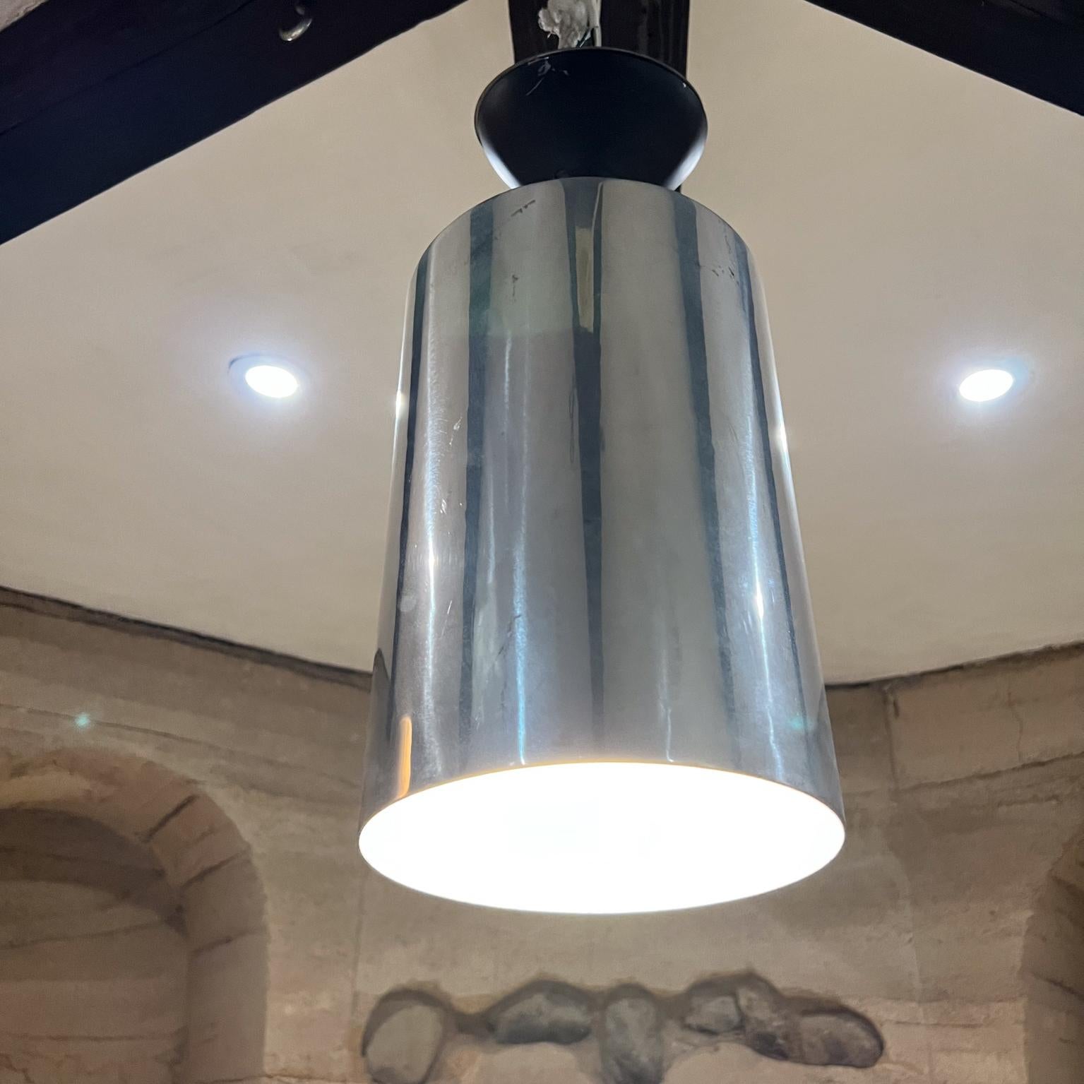 American 1970s Style Sonneman Set of Five Bauhaus Flush Ceiling Lamps For Sale