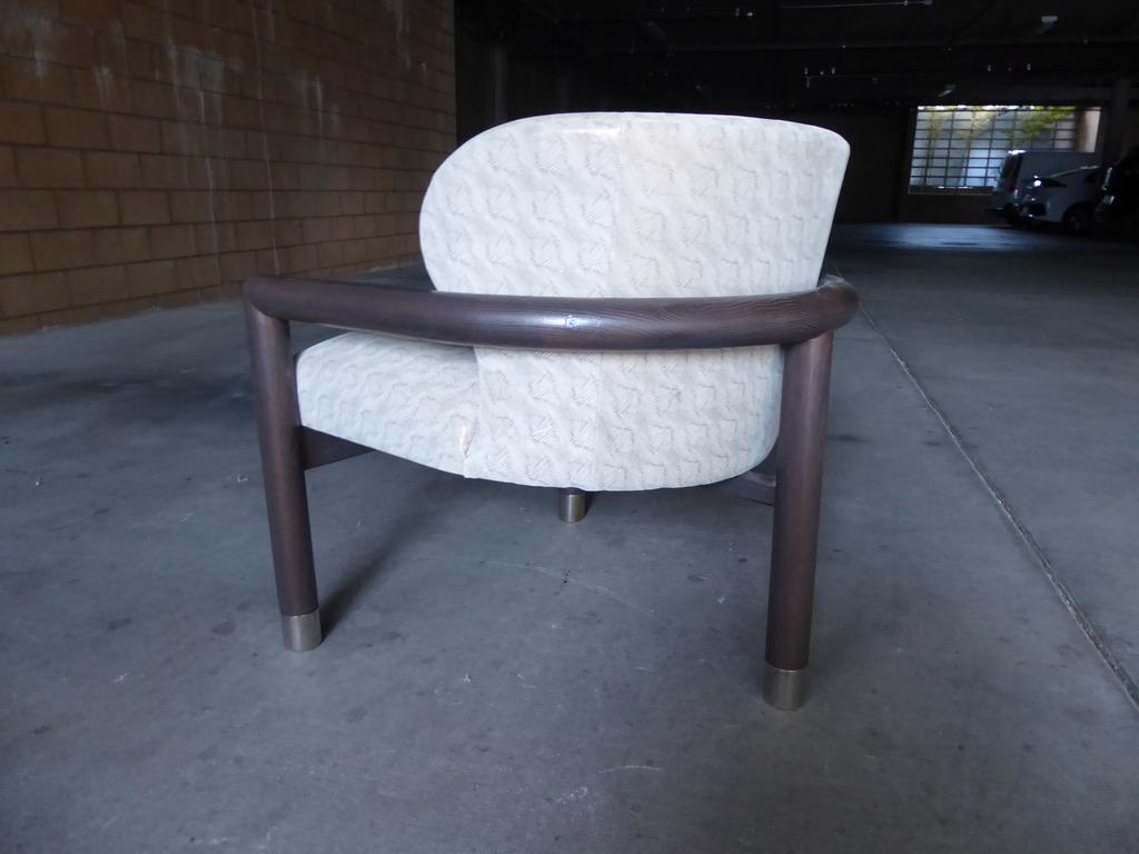 1970s Style Stained Oak Tripod Chair by Christopher Anthony Ltd. For Sale 1