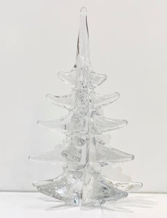 Grande sculpture moderniste suédoise vintage FM Ronneby en verre de cristal, années 1970