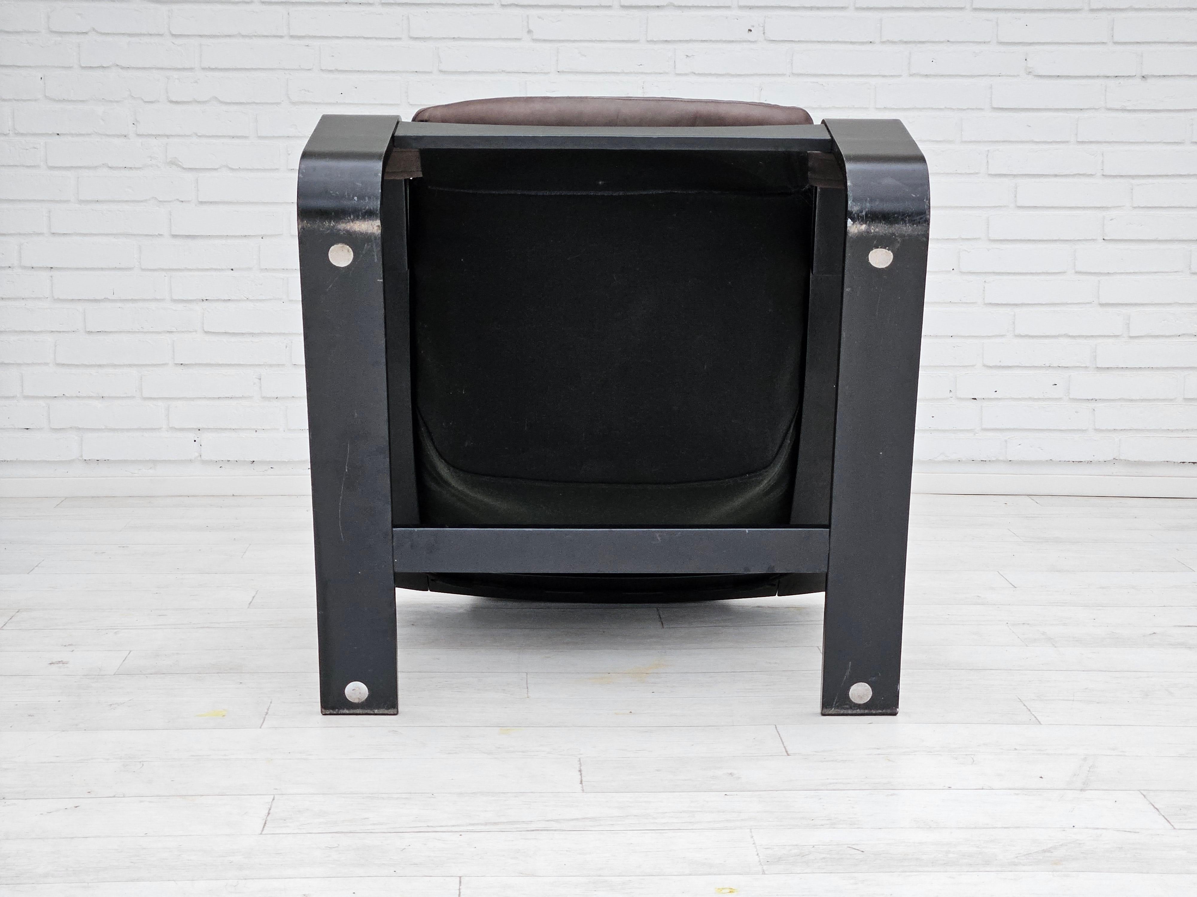 1970s, Swedish design by Ake Fribyter for Nelo, Kroken lounge chair, original. For Sale 2
