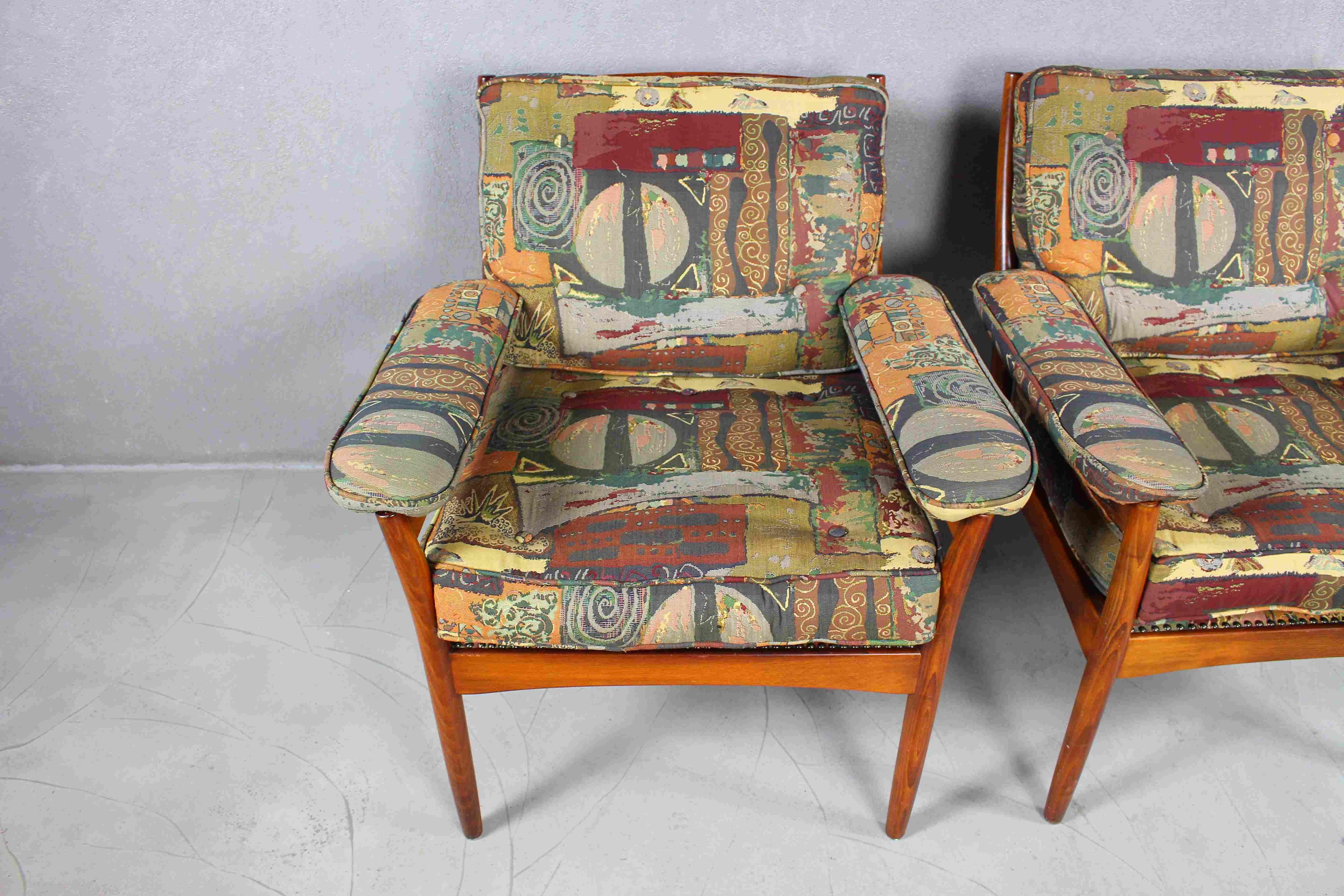 Schwedische Easy Chairs von Gote Mobler aus den 1970er Jahren im Angebot 4