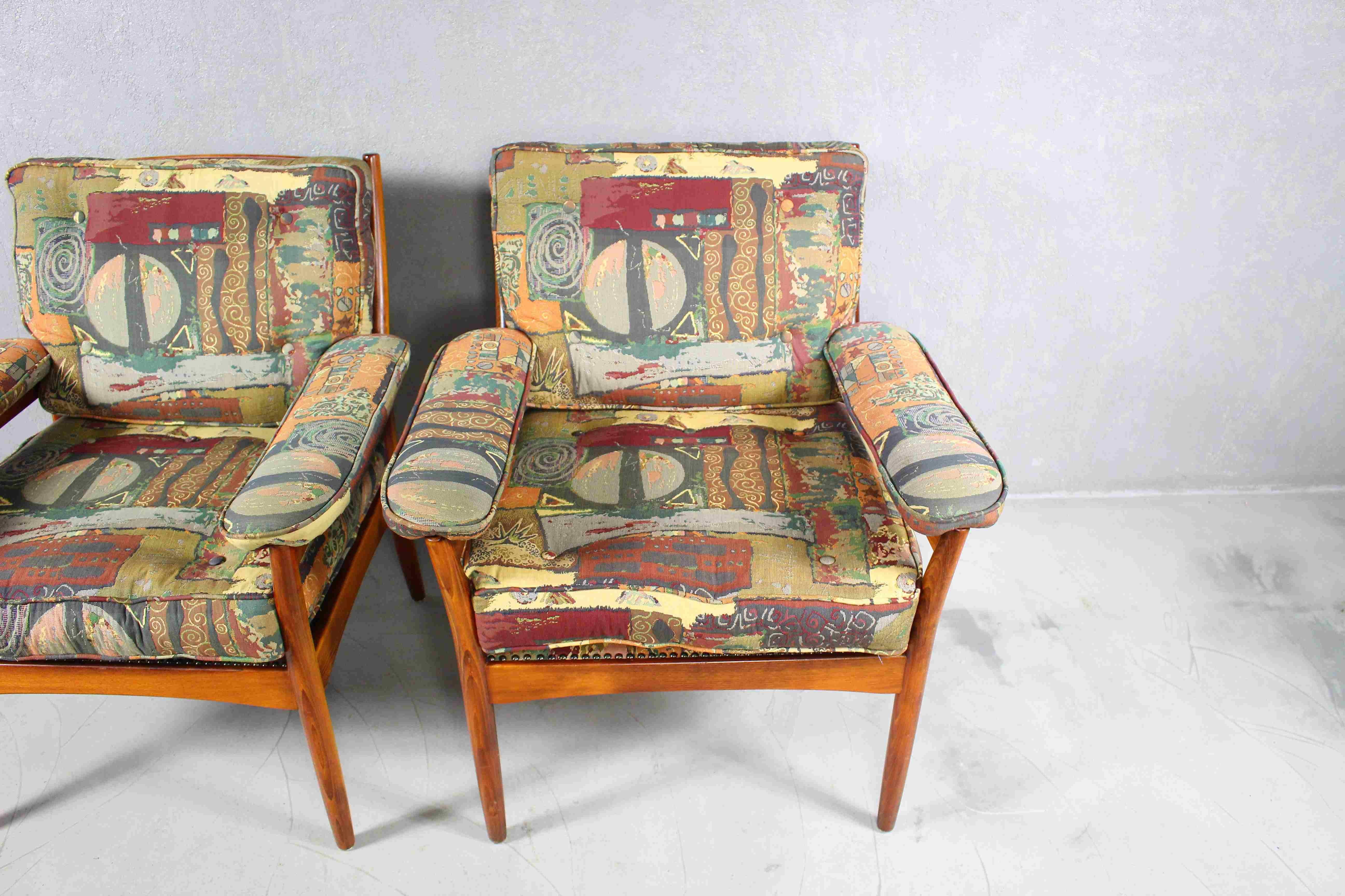Schwedische Easy Chairs von Gote Mobler aus den 1970er Jahren im Angebot 5