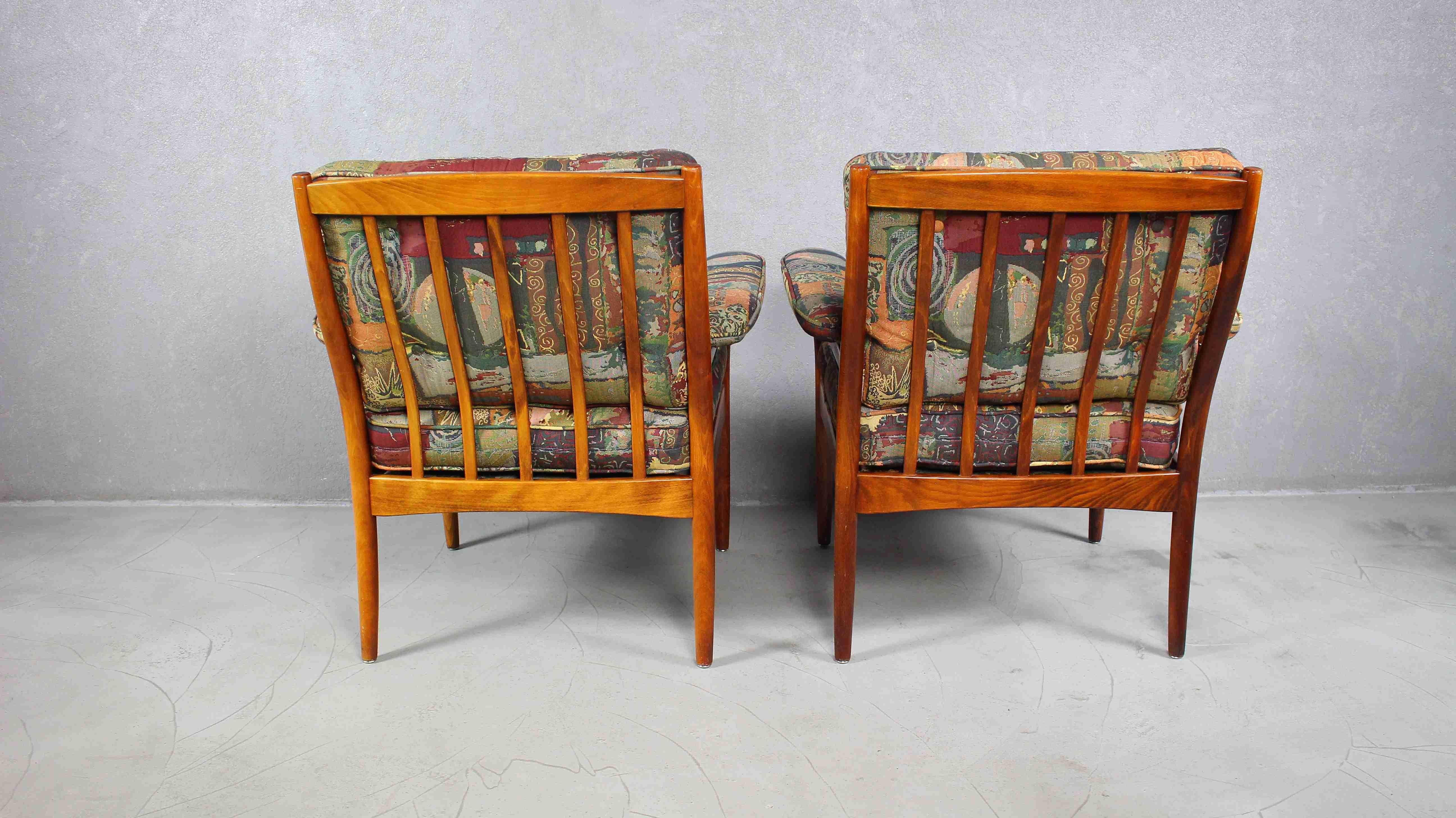 1970s Swedish Easy Chairs by Gote Mobler For Sale 3