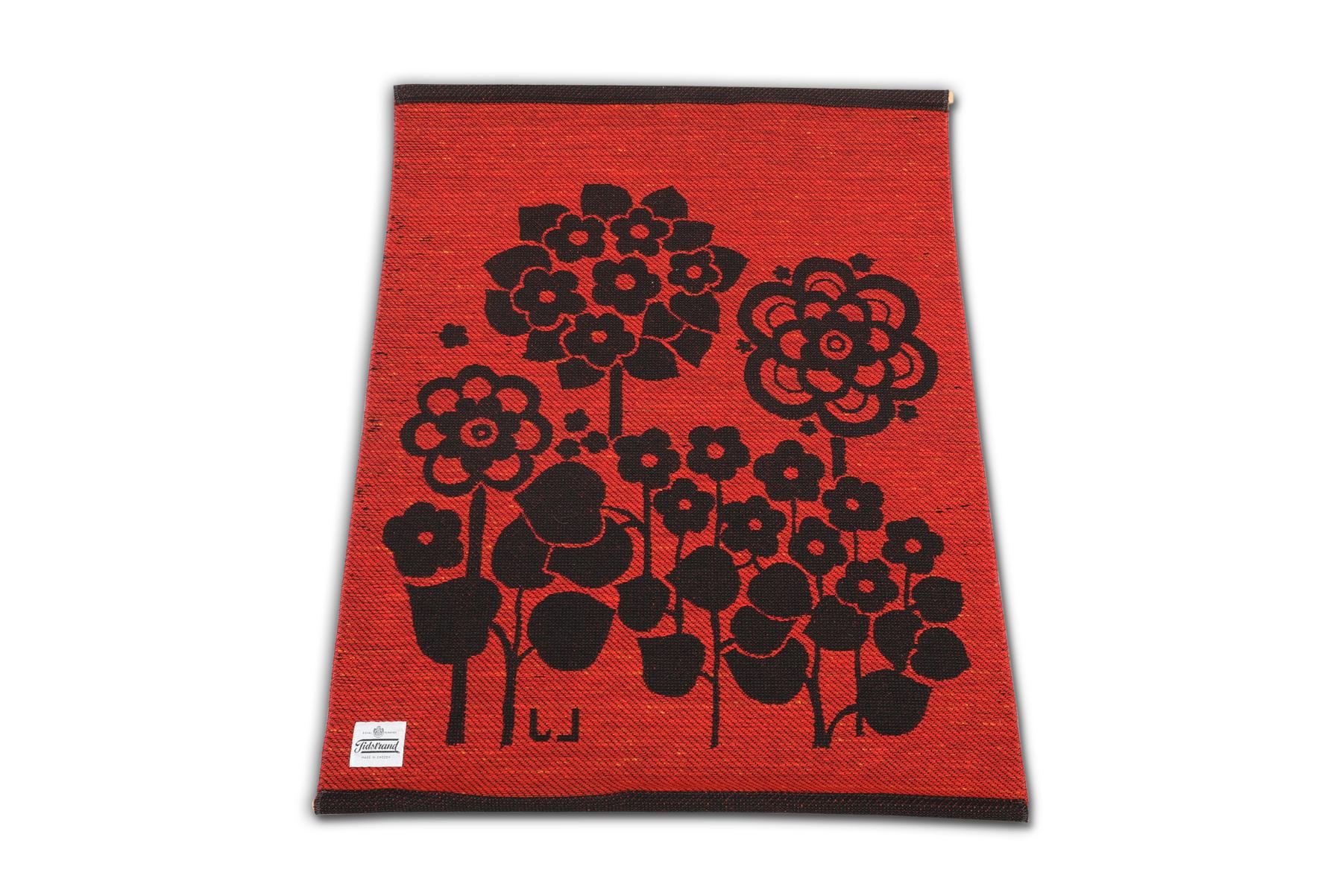 Mid-Century Modern 1970s Swedish Floral Wall Hanging For Sale