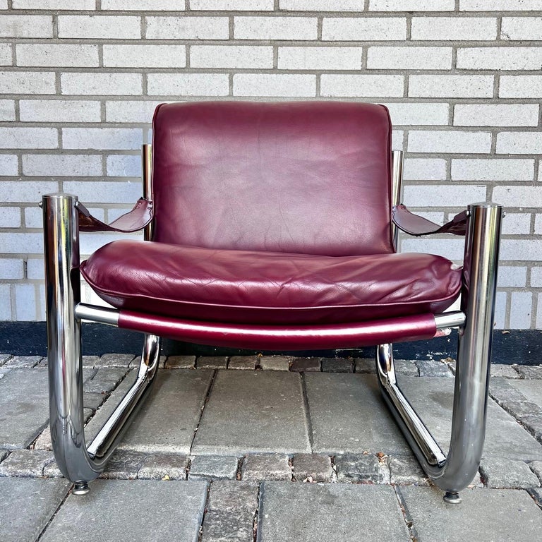 1970s Swedish Lounge Chair by Arne Norell In Good Condition In Genarp, SE