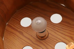 1970s Swedish Modern Floor Lamp in Figurative Pine