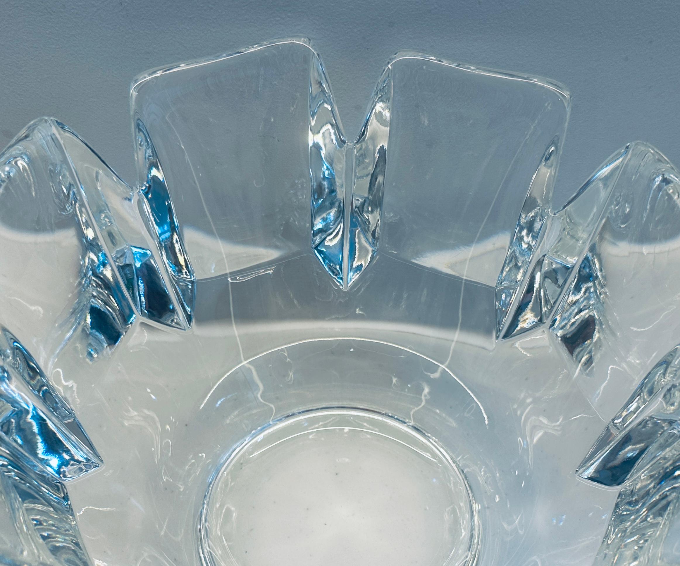 1970s Swedish Orrefors Crystal Glass 